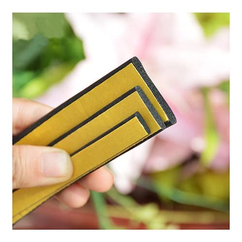XYWHPGV Nastro Sigillante In Schiuma, Larghezza 10 Mm, Spessore 2 Mm, Lunghezza 5 M/16,4 Piedi, Striscia Autoadesiva Per L'isolamento Di Porte E Finestre, Confezione Da 2(f79f8 F970d F23be 46160 Cdb5d - Foto 2