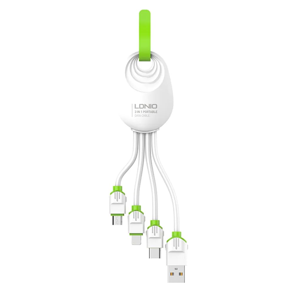 GadGetGear LDNIO 3-in-1 USB-C cable USB-C/Lightning/Micro 5.8A 7CM Length Best for Office Use and Travel (B0CH3CMXXS) Amazon Price History, Amazon Price Tracker