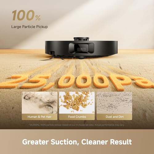 Image of DREAME L50 Plus Self-Emptying Robot Vacuum and Mop Combo, 120 Days Hands-Off Dust Collection, 25000Pa Suction, MopExtend Edge Cleaning, Dual Anti-Tangle Brush, 10.5mm Mop Lifting, 4L Dust Bag