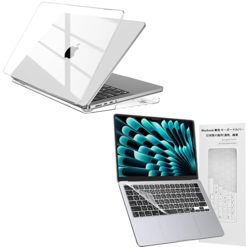 EooCoo 2026 M5 Pro/Max �Ή� MacBook Pro 14�C���` �P�[�X+JP JIS�z��L�[�{�[�h�J�o�[ | �y�Ή��@��zMacbook 14inch Pro�p M1-M5 Pro/Max�`�b�v�Ή�( A3426 A3427 A31