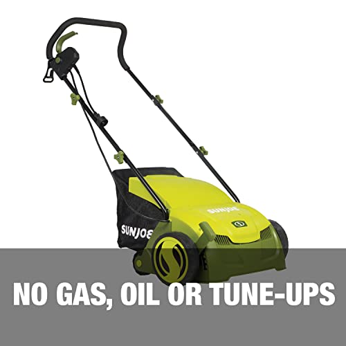 Sun Joe AJ801E 12Amp 13Inch Electric Dethatcher and Scarifier w/Removeable 8Gallon Collection