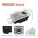 YJQLZK 2Pcs Door Lights Logo for A3/A4/A5/A6/A7/A8/RS/Q3/Q5/Q7/R8/TT/S3/S4/S5/S6 Car Welcome Courtesy Lights Shadow Ghost Lamp LED Projector Puddle Lights Auto Accessories (RS7)