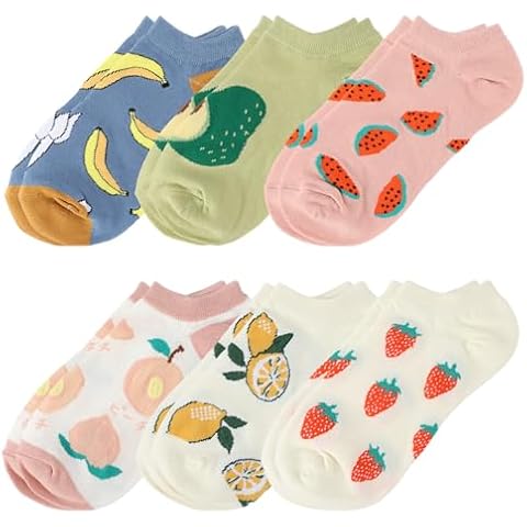 KALIONE Cute Ankle Fruit Socks for Women Cover