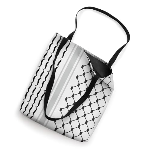 Bolso tote con diseño vintage de kufiya palestina miniatura 2