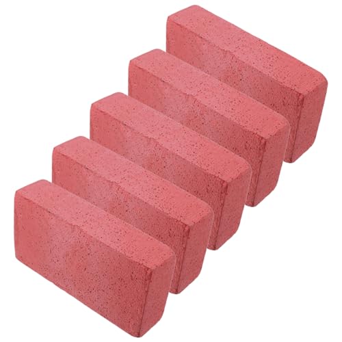 Homoyoyo Bloques de Espuma Realistas para Escenarios de Casas Encantadas y Actuaciones, Ligeros y Fáciles de Romper a Mano, Color Rojo, Paquete de 5 Piezas