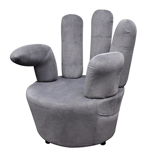 Preisvergleich Produktbild vidaXL Samtsessel Relaxsessel Fingersessel Sofa Designer Handsessel Handform