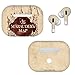 Head Case Designs sous Licence Officielle Harry Potter Marauder's Map Prisoner of Azkaban VII Matte Vinyle Autocollant Peau Autocollant Couverture Compatible avec AirPods Pro