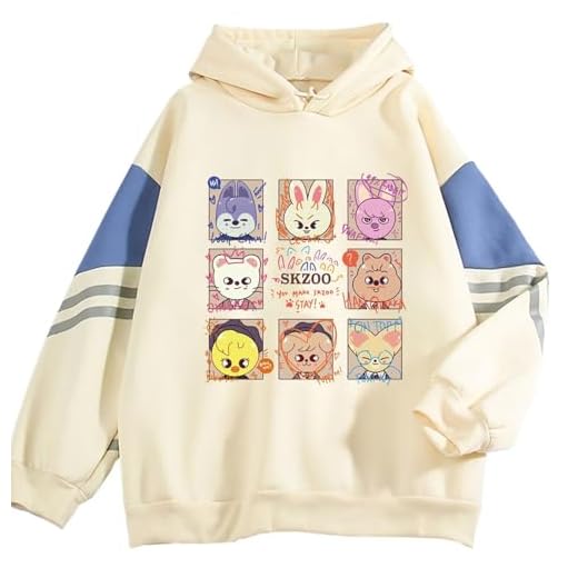 KPOP SKZ Hoodie NEW Album 5-Star Concert Sweater Hyujin Felix Jisung Sweatshirt for Women