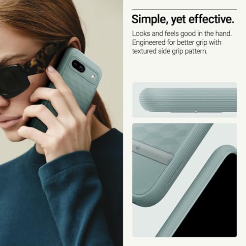 Image of Caseology Parallax for Google Pixel 8a Case 5G [3D Ergonomic Design](2024) - Sage Green