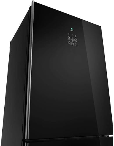 Geladeira LJEIN Frost Free 425L A+++ Black Glass - NR-BB53GV3B