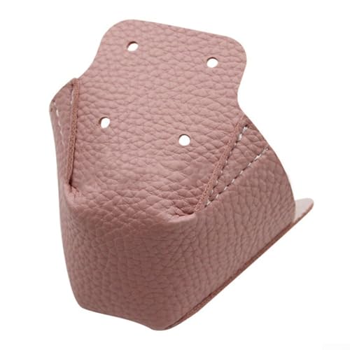 Elegante y funcional juego de protectores de cuero de 2 piezas diseñado específicamente para las necesidades de patinaje en línea (rojo)