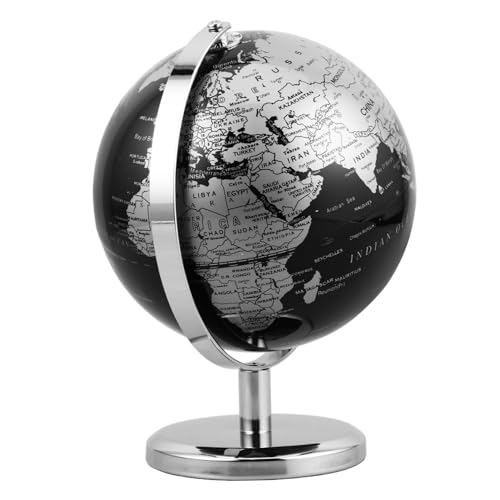 UPKOCH Vintage Large Decorative Globe Rotatable Earth Geographic Desktop Home Office Decor