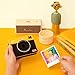 KODAK Mini Shot 3 Retro 3x3” Instant Digital Camera & Photo Printer, 38 Sheets, 2-in-1 Portable Print Camera, Bluetooth Smartphone Printer for iOS & Android, 4PASS Dye Sublimation, Yellow