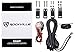 Rockville SS8P 400 Watt Slim Under-Seat Powered Car/Truck Subwoofer Sub+Amp Kit Black