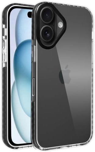 A rtistque Ultra Stylish Back Cover Case for iPhone 16 | Premium Shockproof TPU | Protective Design | iPhone 16 Back Cover - Black