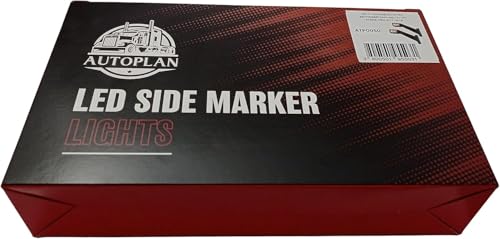 Formplas 2 stk. LED Begrenzungsleuchten 12V 24V Positionsleuchten Anhänger LKW PKW E20