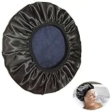Terry Cloth Shower Cap,G.traveller Large Triple Layer Bathing Cap with Dry Hair Function Microfiber