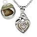 Pearlina Mother Child Silver Tone Cage Cultured Pearl in Oyster Necklace Set w/Stainless Steel Chain 18"