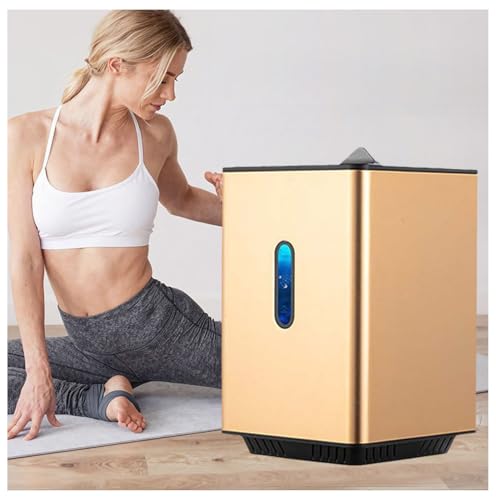 DVMFQFA Hydrogen Inhalation Machine 150-225ml-min, Dual-Output 99.99% High Purity H2 Hydrogen Inhaler, Home Hydrogen Therapy Machine, SPE-PEM Water Electrolysis Ionizer 150ml-min