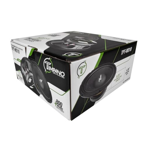 Timpano TPT-MD10 10 Inch Midbass Speaker Pro Audio 800 Watts, 8 Ohm Mid-bass Loudspeaker for Professional and Car Audio System (Single) by Timpano - Image 5