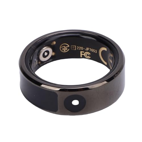 Zunate Anneau Intelligent, Affichage de L'écran Tactile Affichage de Fitness Tracker avec Télécommande pour Smartphone, Preuve d'eau de 50 M pour Les Sports et la Surveillance de la (10#)