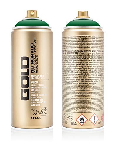 Montana Cans 285745 Spray Oro, gld400, s6020, 400 ml, Shock Green Dark