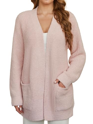 Snuggle Sac Pink Cardigan S Size& Fuzzy Socks Set4