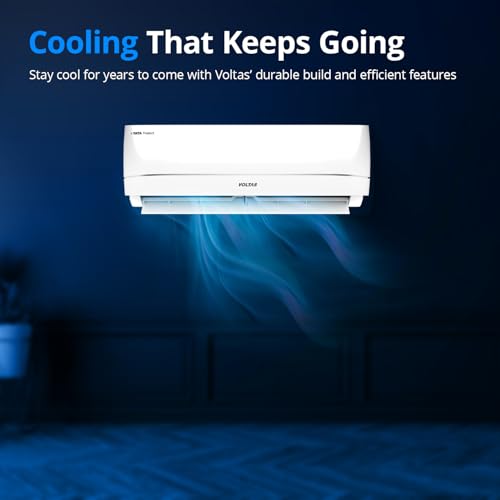 Image of Voltas 1.5 ton, 3 Star, Hot & Cold Inverter Split AC (Copper, 4-in-1 Adjustable Mode, Anti Fungi Technology, SAC 183VH Vectra Zenith Silver)