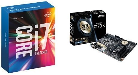 Intel Core I7-6700K with ASUS Z170-K Motherboard Bundle