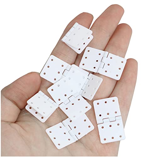 LUORNG 24PCS 16x29 mm Pinned Nylon Hinges RC Airplane Plane Parts Replacement Aircraft Fixed Wing...