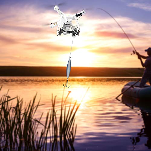 Rcgeek Compatible Dji Phantom 4 Drone Clip Drop Kit Payload Delivery Drop Transport Device Drone Release Fishing Bait Carrying Wedding Proposal Device Double Release Thrower Pin Phantom 4 Pro/Adv/Pro+ #TOP1