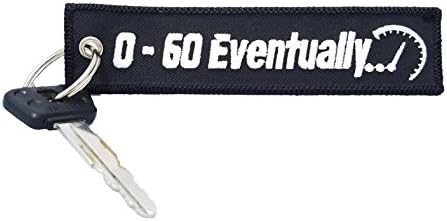 Cg Keytags - Moto Minds Unique Keychains for Motorcycles, Scooters, Cars, Gifts, and More (0-60 Eventually)