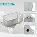 AULINK 11427525333 Oil Cooler For 2003-2019 BMW 228i 320i 328i 428i 528i 535i 640i xDrive, 128i 525i 525xi 528xi 530i 530xi xDrive Gran Coupe, ActiveHybrid 5, X1, X3, X4, X5, X6, Z4, Replaces 7525333