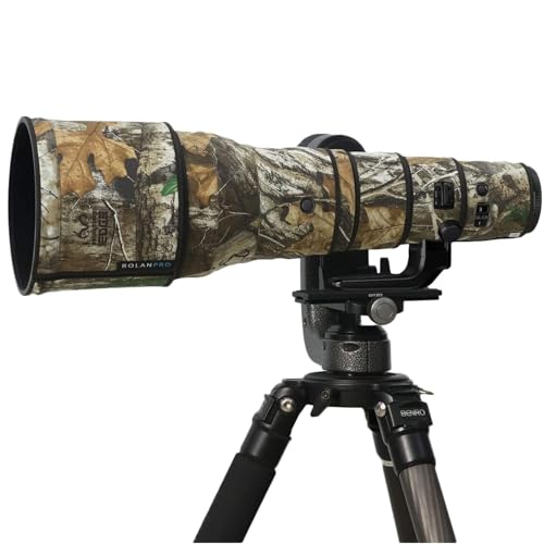 ROLANPRO 防水レンズ迷彩コート 適合するNikon Z 800mm f6.3 VR S レインカバー レンズ保護スリーブケース 衣類-#27A ジャングル迷彩防水の商品画像（Amazon）