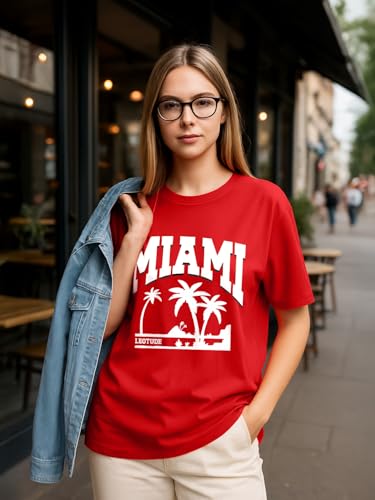 Image of LEOTUDE Couple Combo Men's Oversized T-Shirt & Women's Drop Shoulder Tshirt