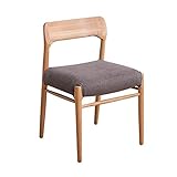 fritz hansen stuhl serie 7 weiss  Stühle Möbel Essstühle Mid Century Modern Holz Leinenstoff Küche Cafe Wohnzimmer Dekor Möbel ZX Haushalt Wohnen (Color : Gray)