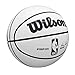 WILSON NBA Autograph Basketball - White/Brown, Size 7-29.5
