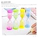 VOSAREA 30Pcs Sand Timer Decorative Hourglass Creative Hourglass for Classroom and Home Decor Fun Present Accessory for All Occasions