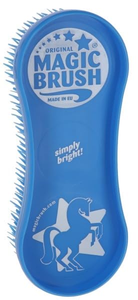 Kerbl Original Magic Brush Bürstensets Pferdebürste Pferdepflege Massagebürste, Jellyfish, 3er Set