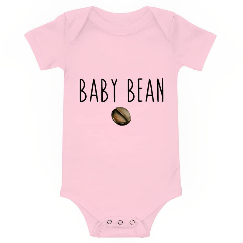 Viuluti BABY BEAN Baby Girl Bodysuit Cute Short Sleeve Onesie Romper Soft Cotton Infant Outfits Newborn Clothes Gifts