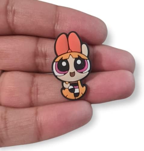 DG 3 Pcs set girl power shoe charms shoe accessories for clogs Clog Sandals Decoration for Boy Girl, Anime Shoelace Accessories for Teen, Bracelet Wristband Charms, Birthday Gifts