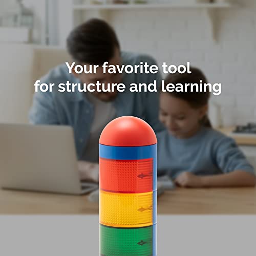 Kadams Visual Timer For Kids With Audio Alarm - Traffic Light Alarm For Kids, Teachers, Classroom, Home, Time Management Tool, 24Hr Countdown, Pause Function, Auto Timer - Blue #TOP3