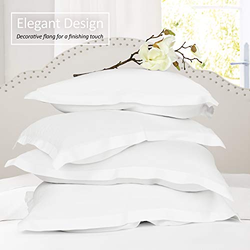 image for Nestl Soft Pillow Shams Set of 2 - Double Brushed Microfiber Pillow Co