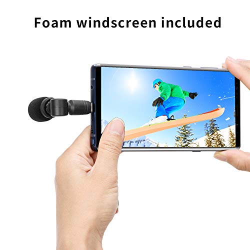 Saramonic Ultra-Compact Omnidirectional Condenser Usb-C Microphone For Smartphones, Tablets & Computers (Smartmic Uc Mini), Black #TOP5