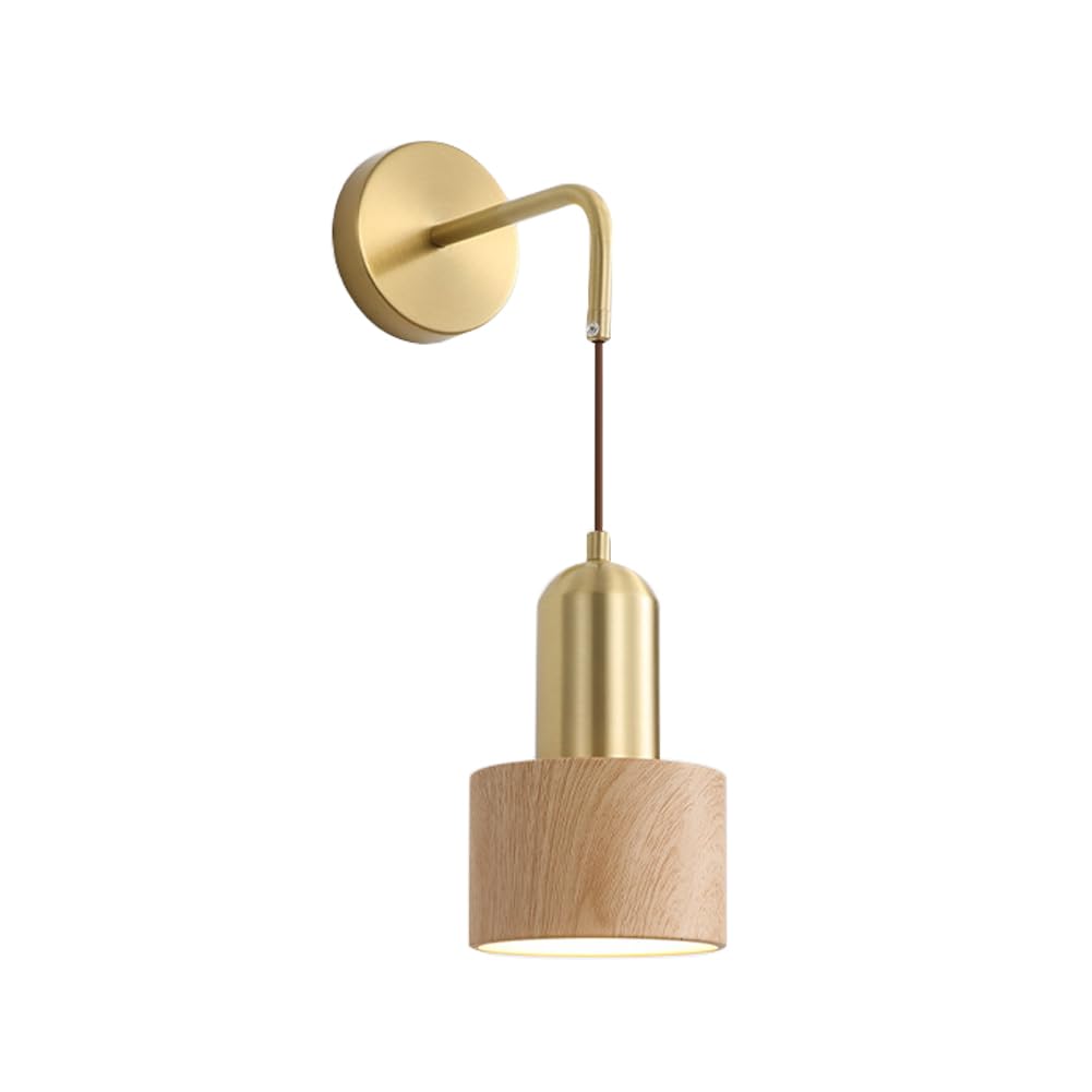 Huayusedf B Nordic Modern Wall Sconce Edside Lights With Copper Lamp Ody Living Room 5W Lamp Corridor Edroom Light Lighting Fixtures (A)(B)