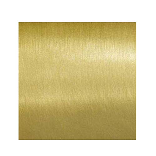 Zerobegin Hoja De Latón Placa H62 CU Placa De Metal Fino, Bricolaje Contrucción De Latón De Corte Láser Pad,1mm*100mm*200mm Cover
