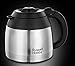 Russell Hobbs Kaffeemaschine [Brausekopf für optimale Extraktion&Aroma] Adventure (1 bis 8 Tassen, 1,0l Thermokanne, Abschaltautomatik, Tropf-Stopp, 1100W) Filterkaffeemaschine 24020-56