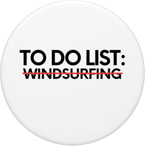Miniatura 3 de Funny To Do List Windsurfing Sports Adventure Windsurfer Gag PopSockets Swappable PopGrip