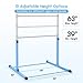 Safly Fun Gymnastics Bar with Mat for Kids Ages 3-15 for Home