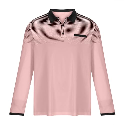 Camisetas masculinas gradientes de gola alta para homens, manga comprida, treino, academia, arrastão